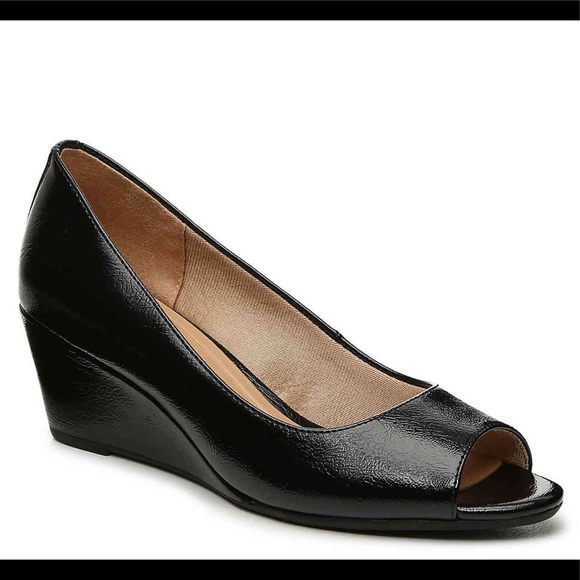 Abella Shoes - Abella | Peep Toe Wedge Heel